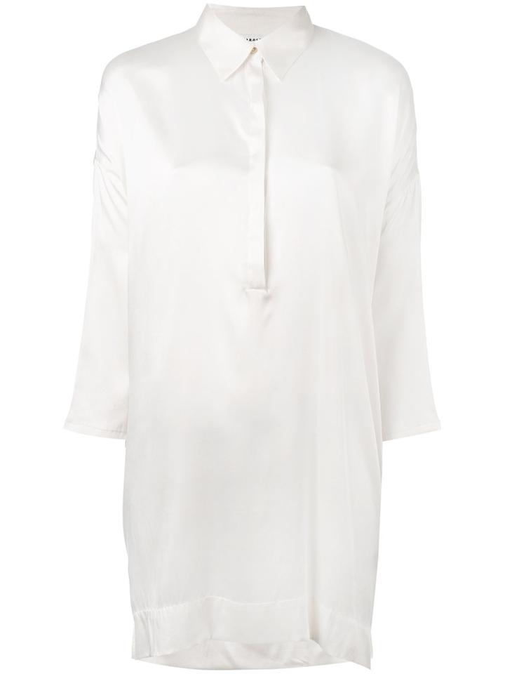 P.a.r.o.s.h. - Tunic Shirt - Women - Silk/spandex/elastane - L, White, Silk/spandex/elastane