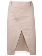A.f.vandevorst - Superstar Skirt - Women - Silk/cotton/viscose - 38, Nude/neutrals, Silk/cotton/viscose