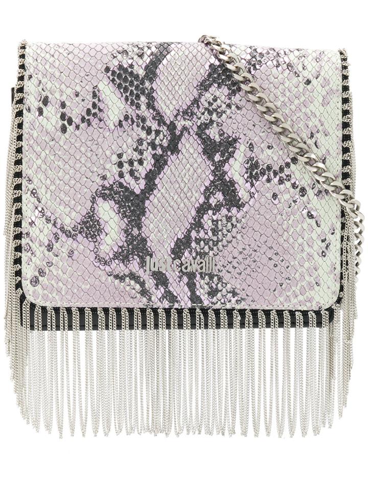 Just Cavalli Snake Effect Crossbody Bag - Multicolour