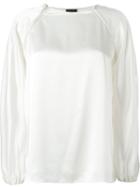 Lanvin Wool Detail Top, Women's, Size: 36, White, Silk