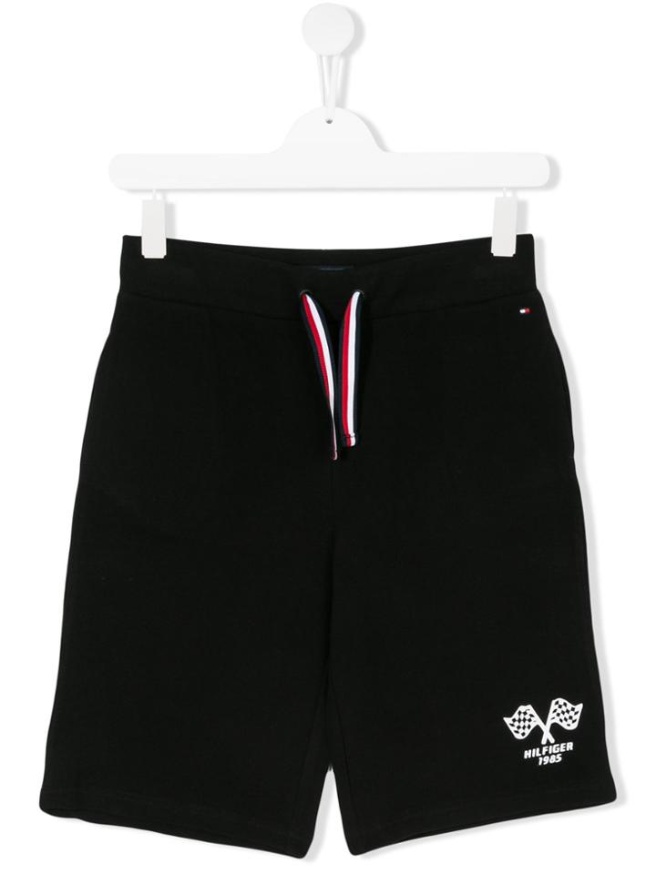 Tommy Hilfiger Junior Teen Logo Sweatshorts - Black