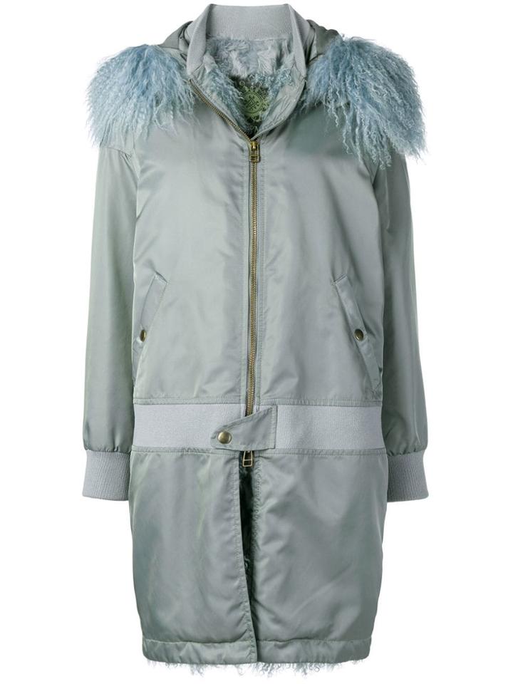 Mr & Mrs Italy Waterproof Zipped Coat - Blue