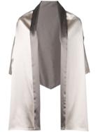 Talbot Runhof Plain Shawl - Brown