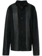 Ma+ Panelled Shirt Jacket - Black