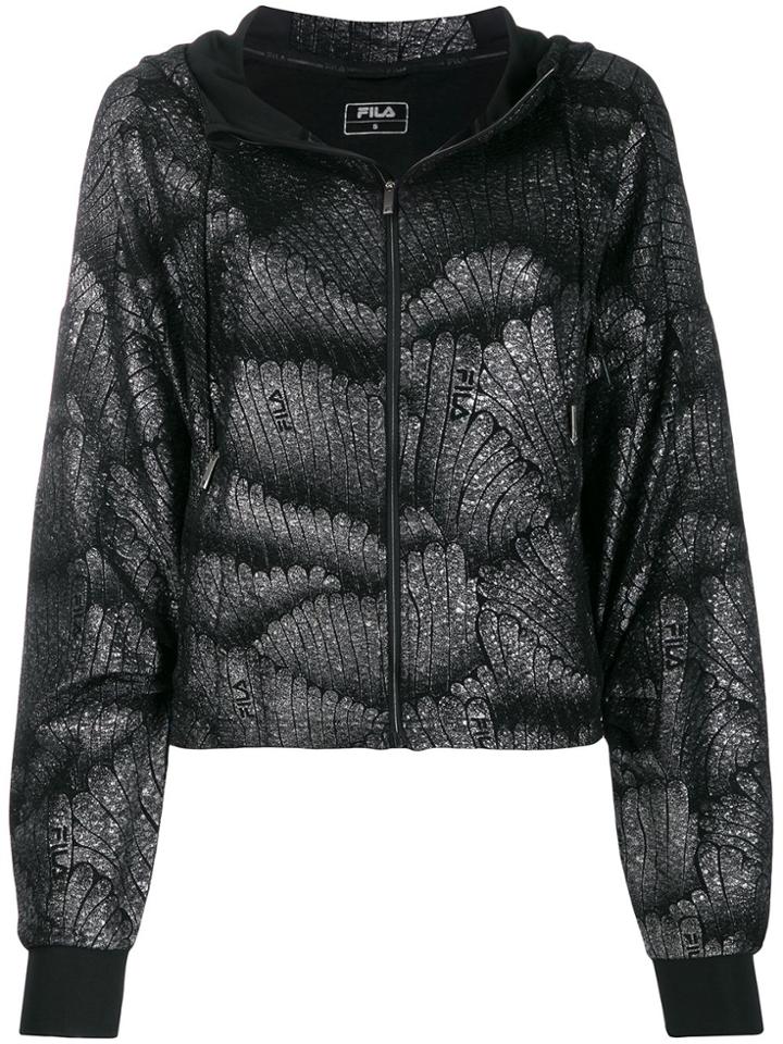 Fila Falcon Glitter Hoodie - Black