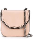 Stella Mccartney Mini Falabella Box Shoulder Bag, Women's, Nude/neutrals, Polyurethane