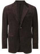 Ermenegildo Zegna Velvet Corduroy Blazer - Brown