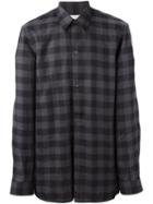 Maison Margiela Classic Check Shirt, Men's, Size: 40, Black, Cotton