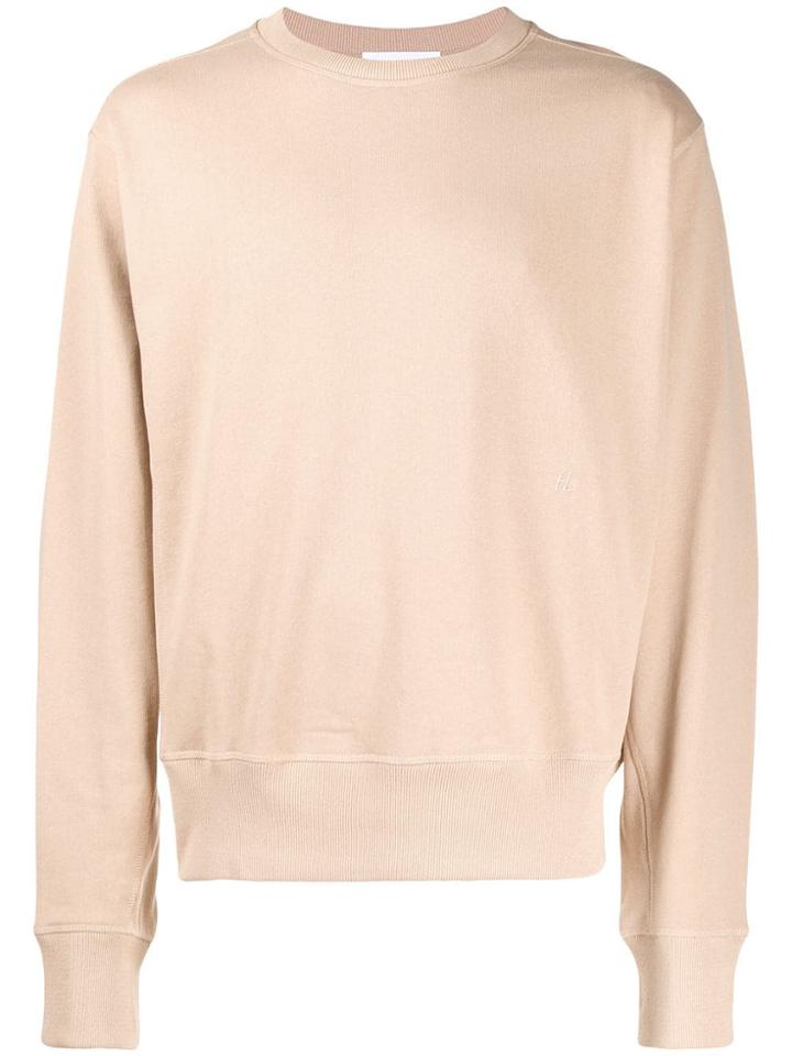 Helmut Lang Crew Neck Sweatshirt - Neutrals