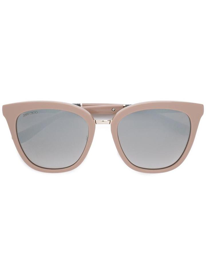 Jimmy Choo Eyewear - Fabry Sunglasses - Unisex - Acetate - One Size, Pink/purple, Acetate