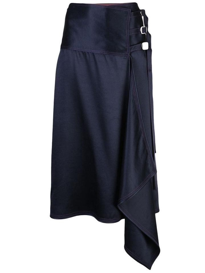Sies Marjan Tamiko Buckle Strap Skirt - Blue