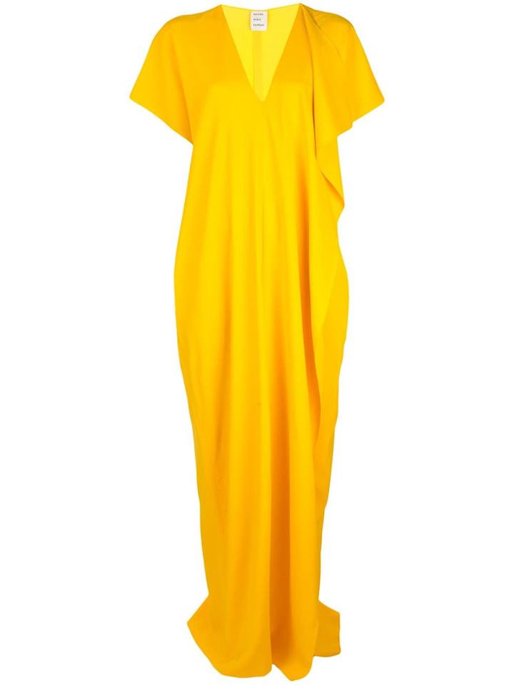 Maison Rabih Kayrouz Fluid Maxi Dress - Yellow