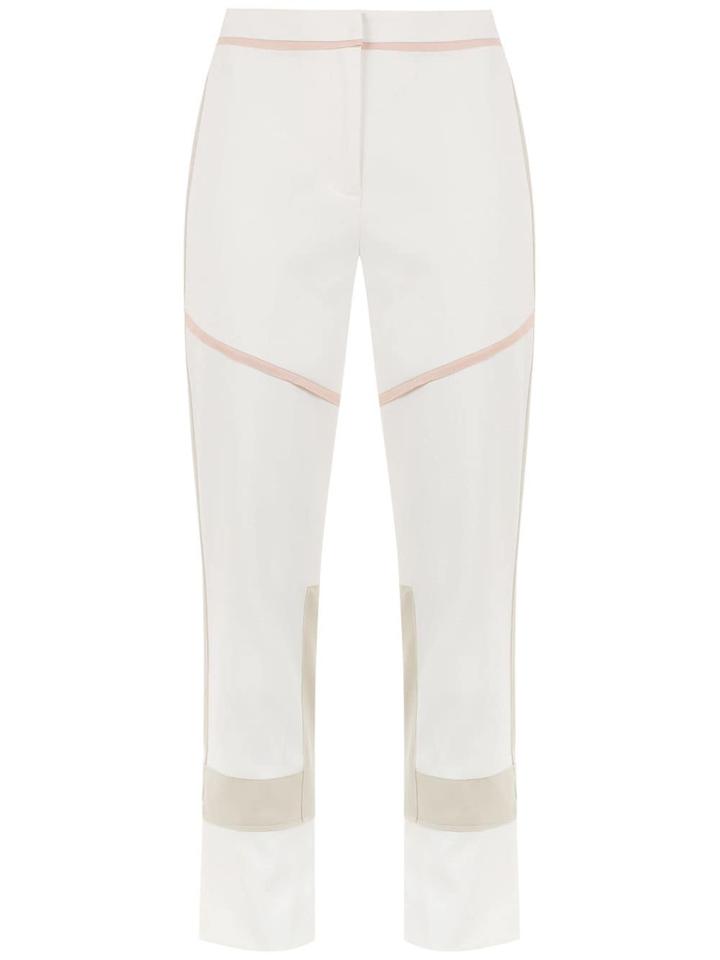Mara Mac Panelled Pants - White