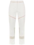 Mara Mac Panelled Pants - White