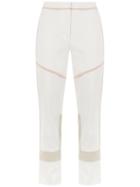 Mara Mac Panelled Pants - White