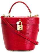 Dolce & Gabbana Small Basket Tote, Women's, Red