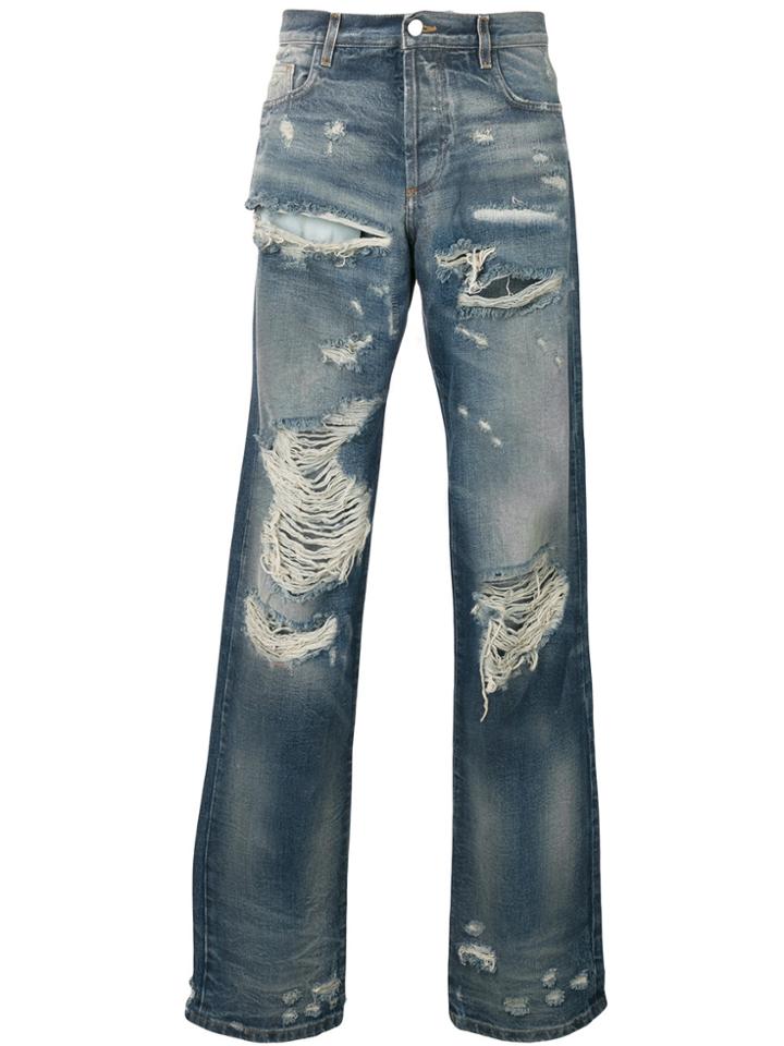 Faith Connexion Distressed Regular Jeans - Blue