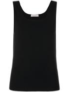 Le Tricot Perugia Crew-neck Vest - Black