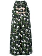 Vivetta Floral-print Mini Dress - Green