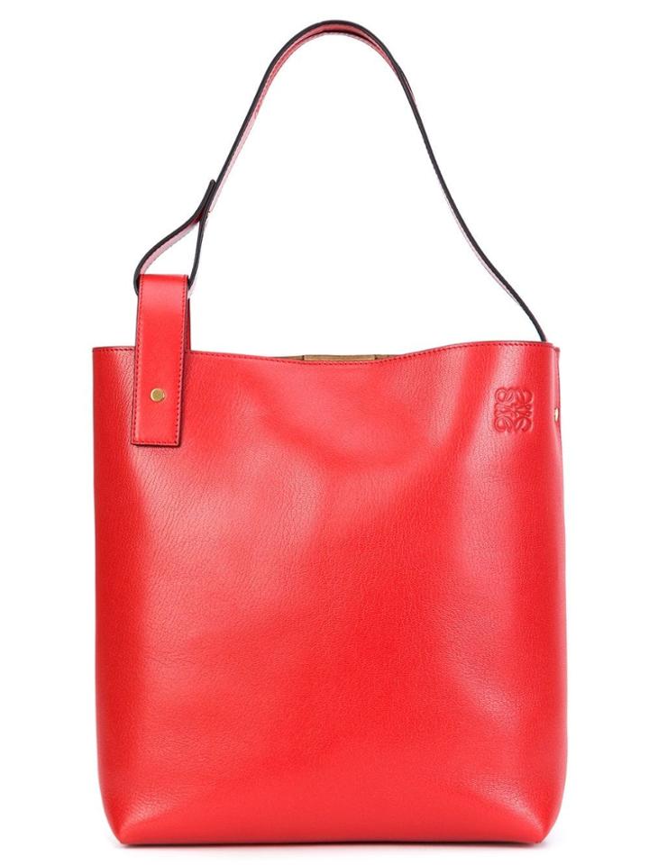 Loewe Asymmetric Tote Bag - Red