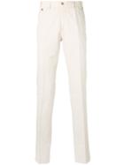 Salvatore Ferragamo Classic Fit Chino Trousers, Men's, Size: 54, Nude/neutrals, Cotton