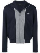 Z Zegna Sporty Zipped Up Jacket - Blue