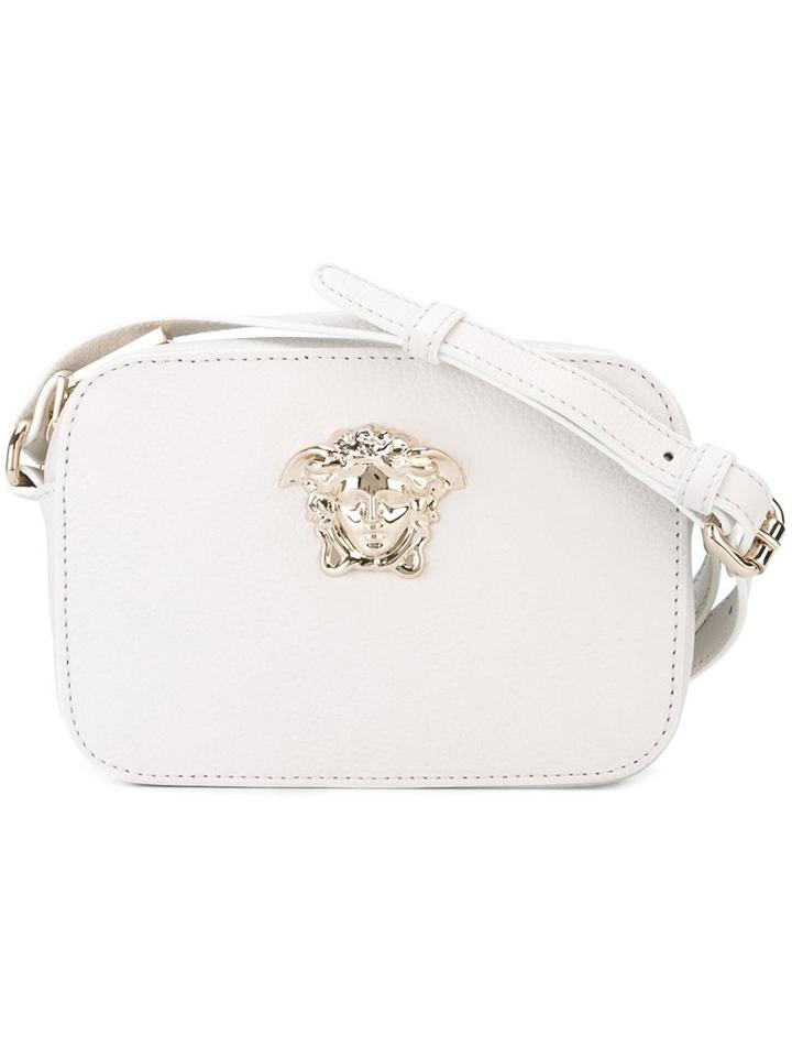 Versace 'palazzo Medusa' Shoulder Bag, Women's, White