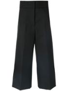 Marni Cropped Trousers - Black