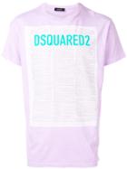 Dsquared2 Logo Print T-shirt - Purple