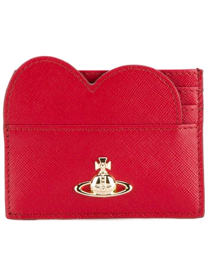 Vivienne Westwood Heart Logo Cardholder - Red