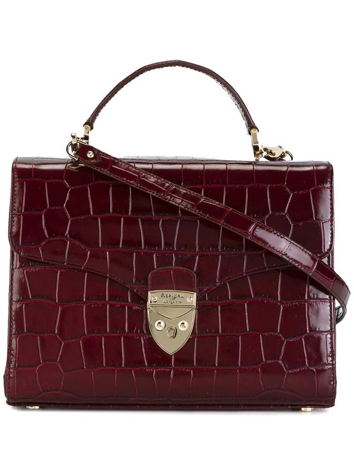 Aspinal Of London Top Handle Crossbody Bag, Women's, Red, Leather