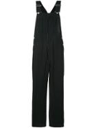 G.v.g.v. Pinstripe Dungarees - Black