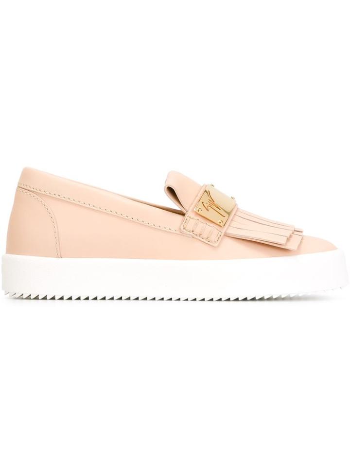 Giuseppe Zanotti Design Naomi Sneakers, Women's, Size: 40, Pink/purple, Leather/rubber/metal Other