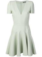 Alexander Mcqueen Short Skater Dress - Green