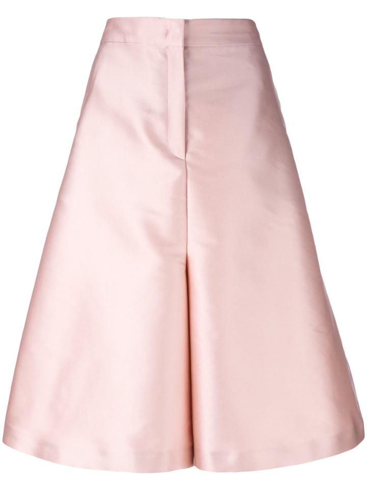 No21 Wide Leg Short Pants - Pink & Purple