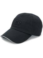 Cp Company Logo Cap - Black