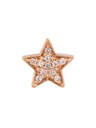 Alinka Mini Stasia Diamond Star Earring, Women's, Metallic, Diamond/18kt Rose Gold