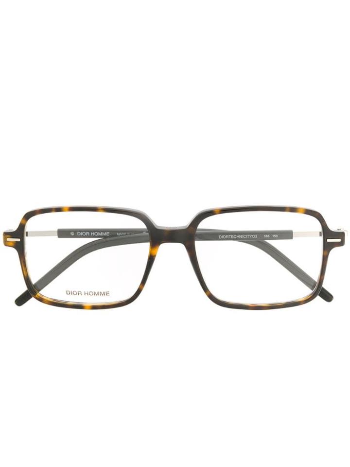 Dior Eyewear Technicity O3 Glasses - Brown