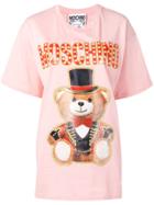 Moschino Logo Teddybear Print T-shirt - Pink