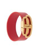 Balenciaga Bb Wide Bracelet - Red