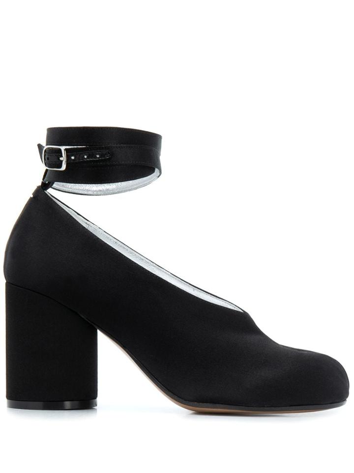 Maison Margiela Tabi Wrap-around Ankle Strap Pumps - Black