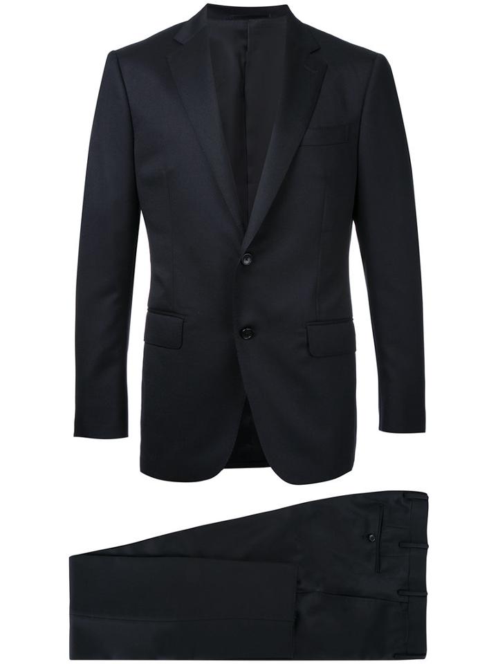 Estnation - Single-breasted Suit - Men - Cupro/wool - 44, Black, Cupro/wool