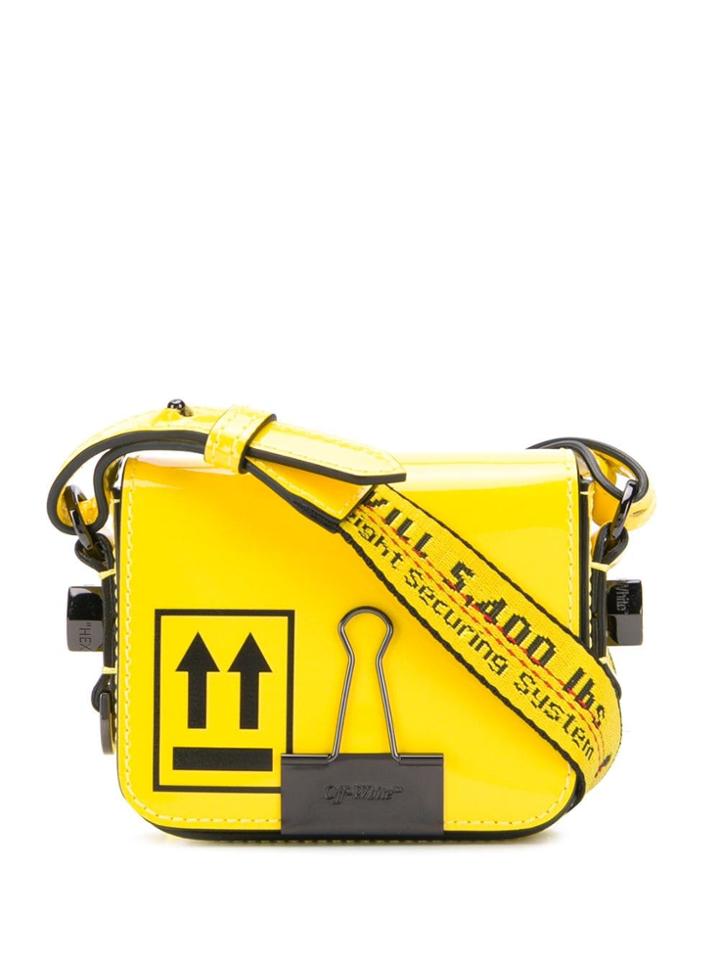 Off-white Baby Binder Clip Bag - Yellow