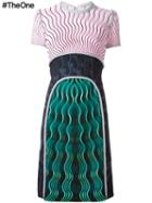 Mary Katrantzou 'vitriol' Dress, Women's, Size: 14, Silk/polyamide/polyester/triacetate