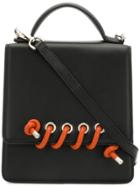 Scotria Shoelace Detail Shoulder Bag - Black