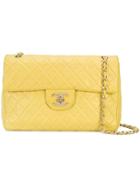 Chanel Vintage Maxi Flap Shoulder Bag - Yellow & Orange