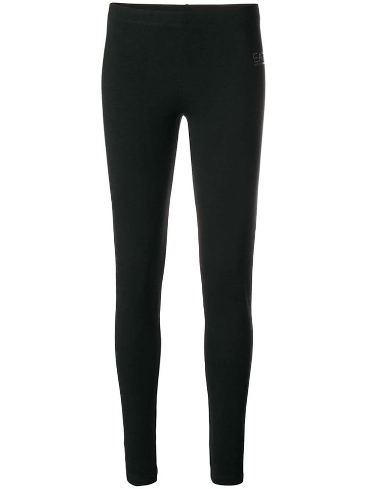 Ea7 Emporio Armani Embellished Leggings - Black