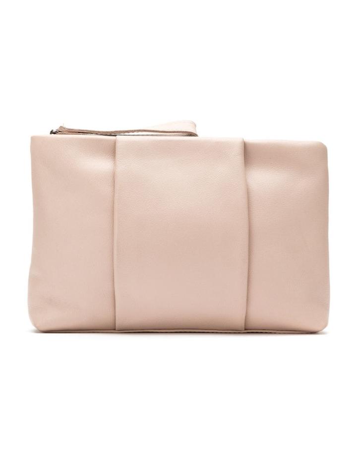 Mara Mac Leather Clutch - Neutrals