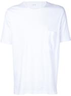 Lemaire Front Pocket T-shirt, Men's, Size: Large, White, Cotton