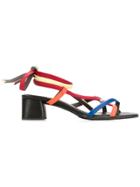 Camper Twins Strappy Sandals - Red
